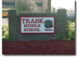 Trask Middle School Sign Photo Graphic