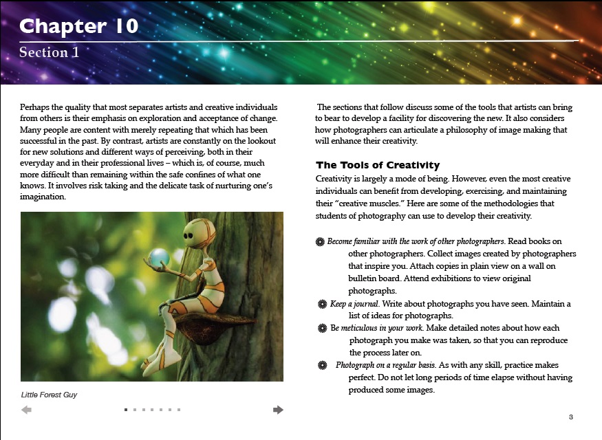 sample page from eBook redesign