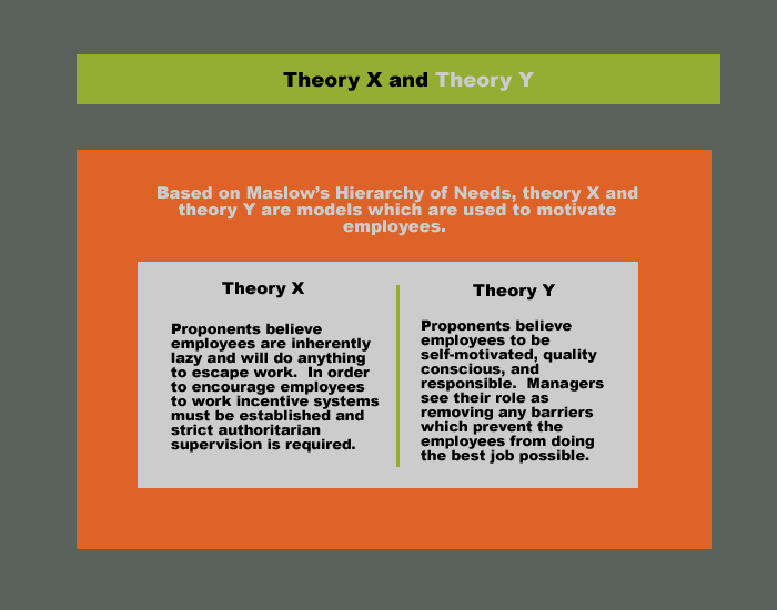 Theory X and theory Y